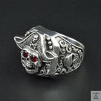 Silver Bold "Pirate Captain" Gents Ring Just Silver Jewellery