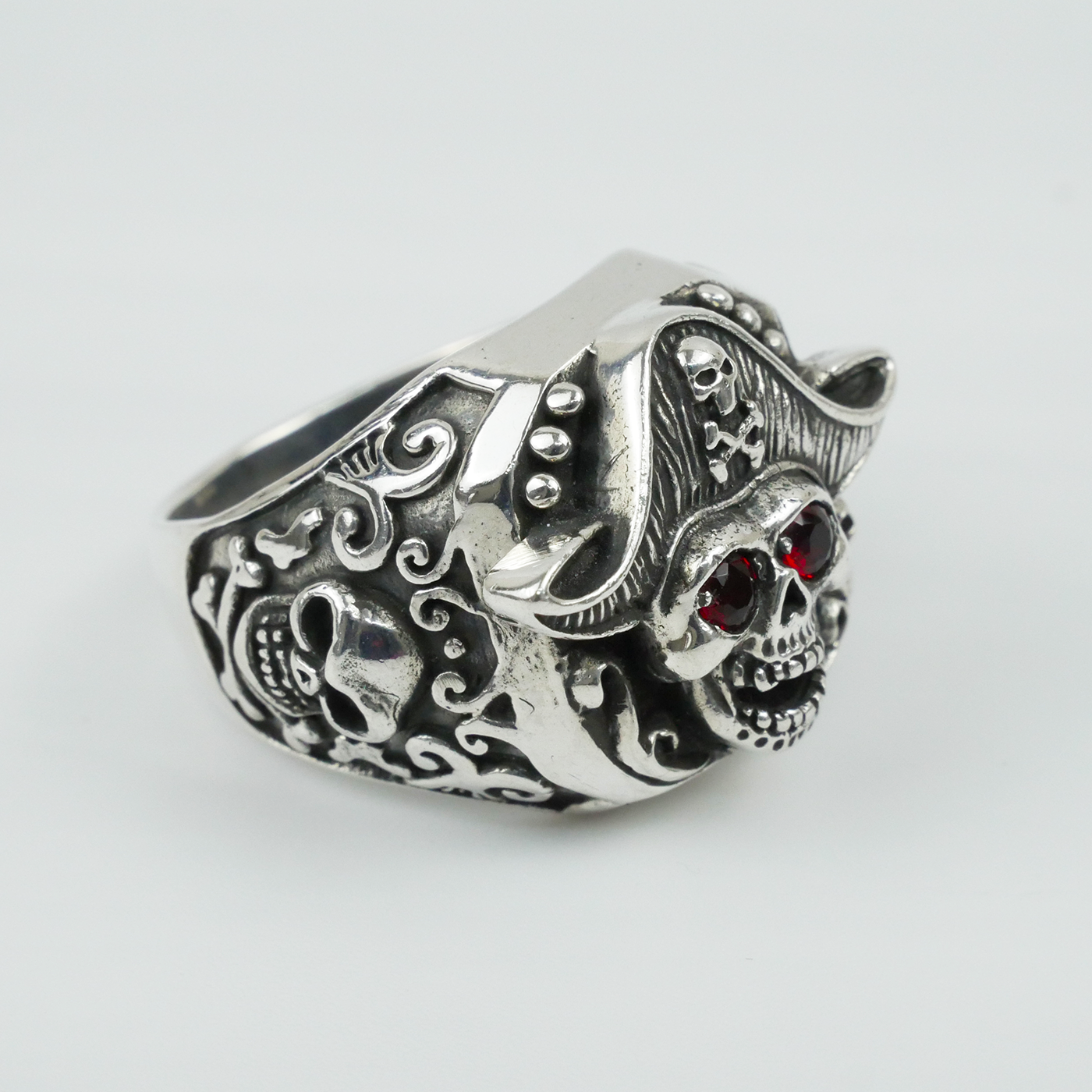 Silver "Pirate Captain" Gents Ring