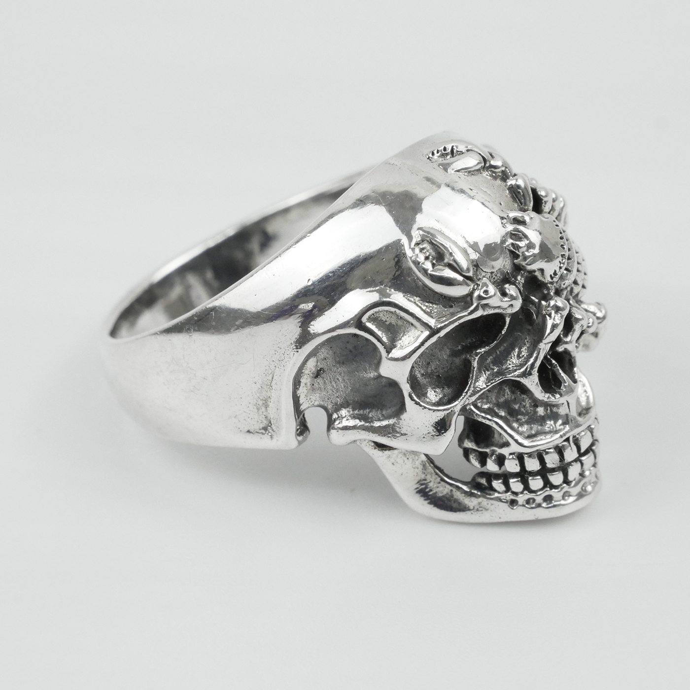 Silver "Scorpion Skull" Gents Ring