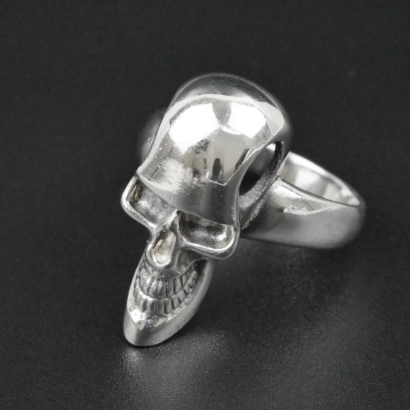 Silver "Long Skull" Gents Ring