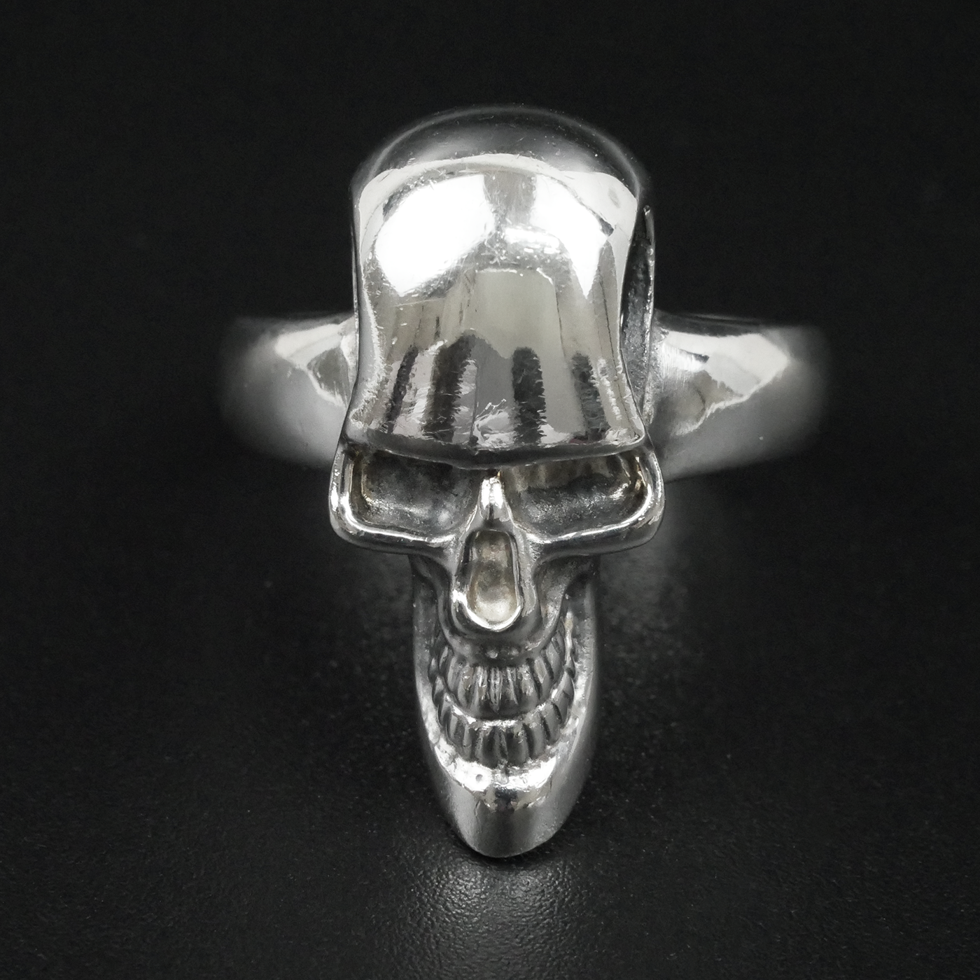 Silver "Long Skull" Gents Ring