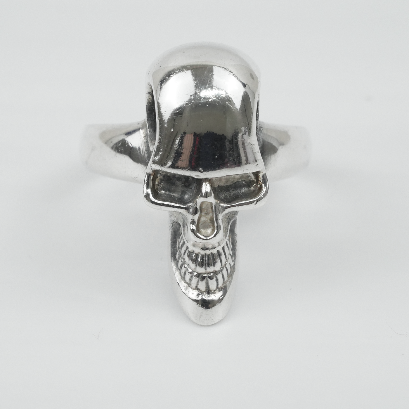 Silver "Long Skull" Gents Ring