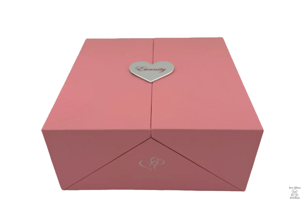Eternity Double Door Rose Gift Box Just Silver Jewellery