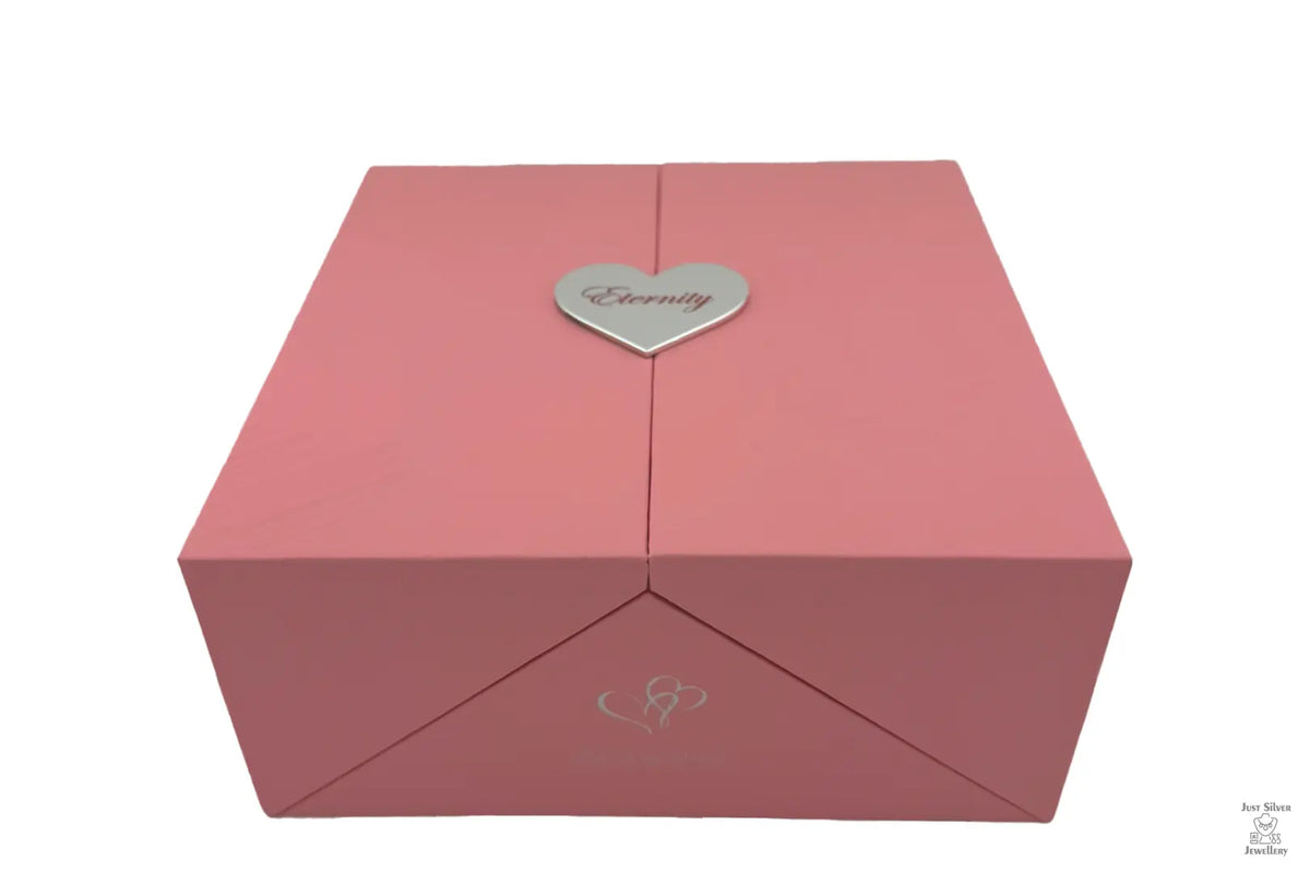 Eternity Double Door Rose Gift Box Just Silver Jewellery