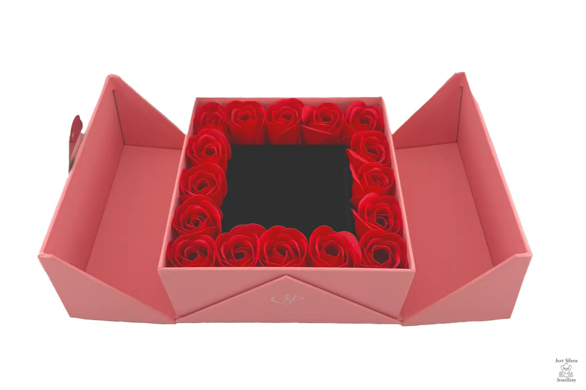 Eternity Double Door Rose Gift Box Just Silver Jewellery
