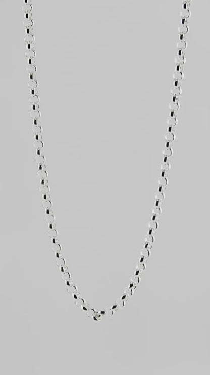 Rolo Link 4.0mm Chain & Bracelet Set