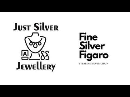 Fine Sterling Silver Figaro Chain (2.1mm)