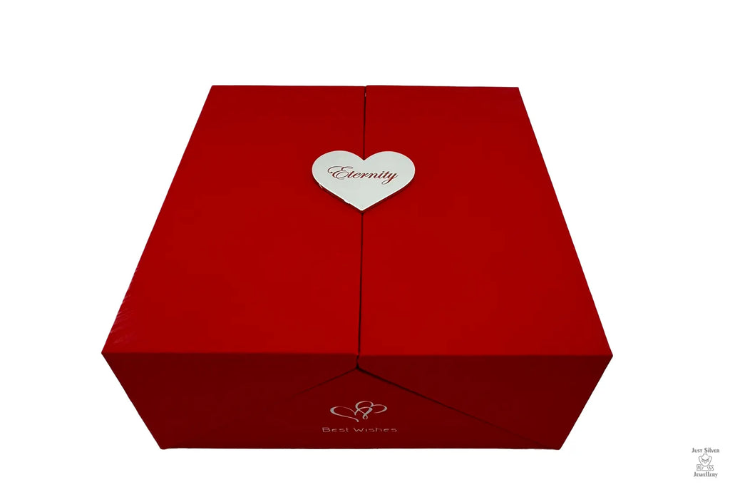 Eternity Double Door Rose Gift Box Just Silver Jewellery